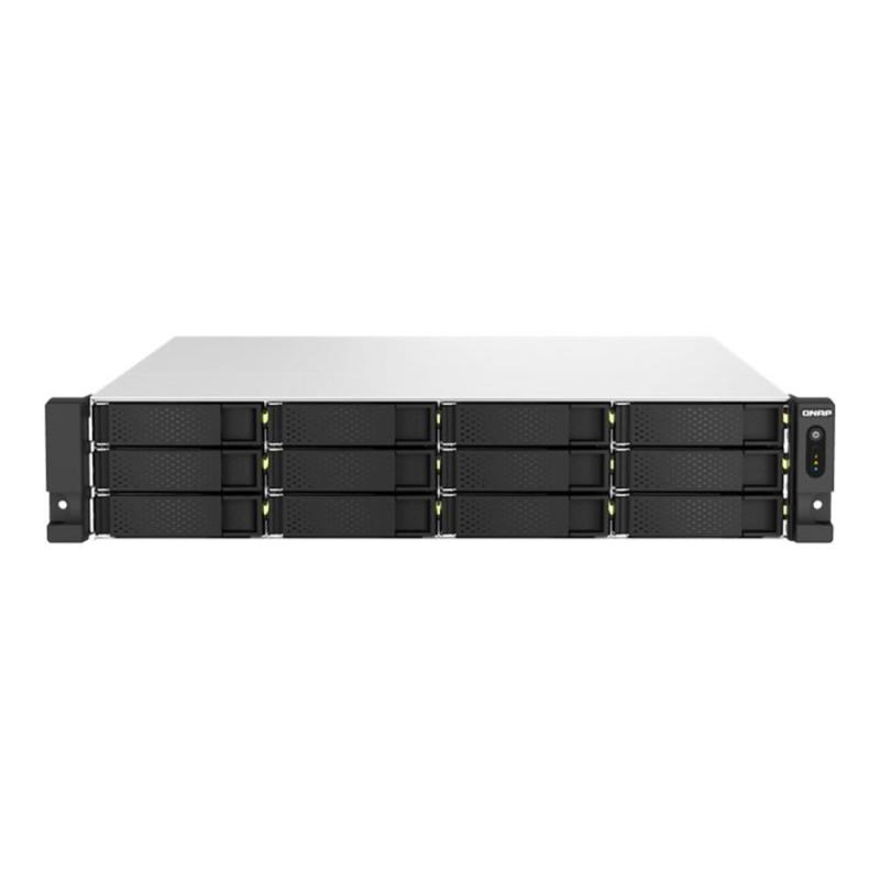 Servidor nas qnap ts - h1887xu - rp - e2336 - 32g 18 bahias 2u rack