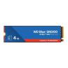 Disco duro interno ssd wd western digital blue sn5100 wds400t5b0e 4tb m.2 2280 pci express 4.0