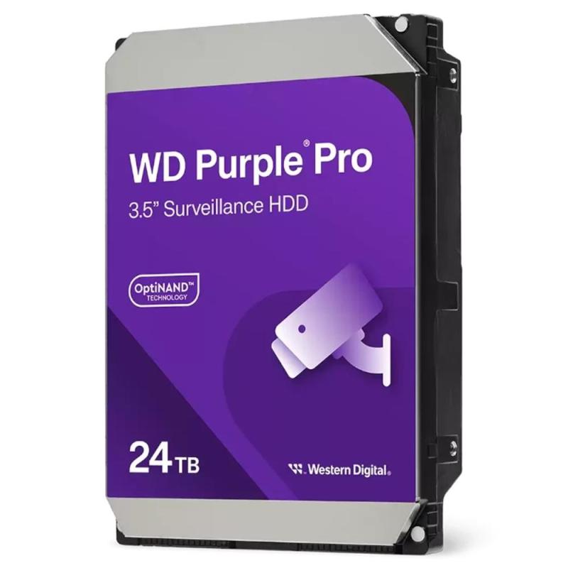 Disco duro interno hdd wd western digital purple pro wd241purp 24tb 3.5 pulgadas sata