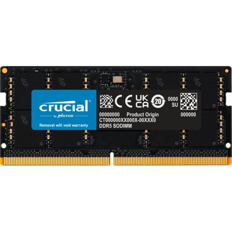 Memoria ram ddr5 32gb crucial - sodimm - 4800 mhz - pc5 38400 cl40