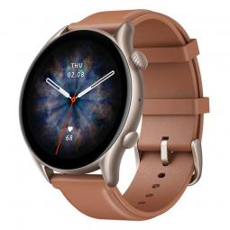 Pulsera reloj deportiva amazfit gtr 3 pro brown leather -  smartwatch 1.45pulgadas -  bluetooth -  amoled - Imagen 1