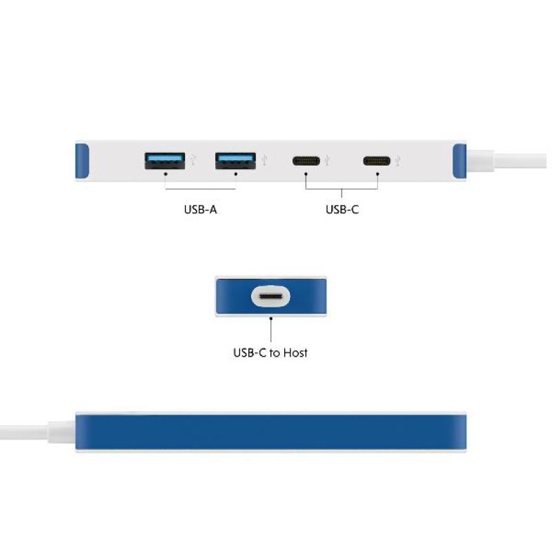 Hub targus usb tipo c 4 en 1