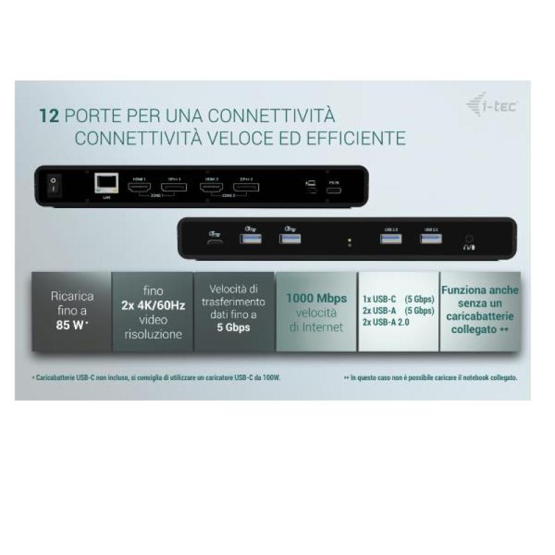 Docking station i - tec 12 en 1