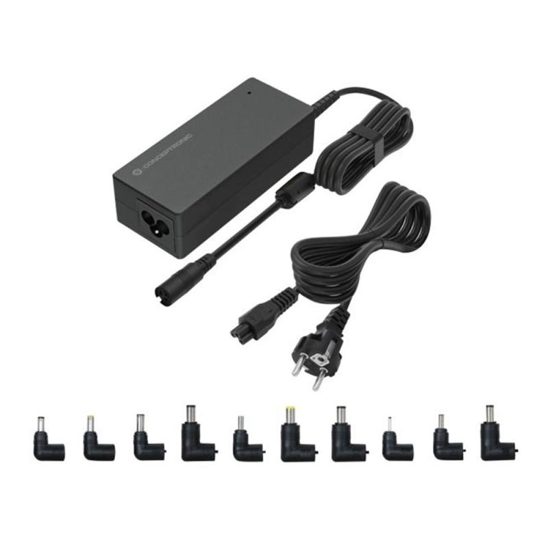 Cargador universal de portatil conceptronic ozul08b10 90w automatico 15v a 20v 10tips 6.0a