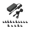 Cargador universal de portatil conceptronic ozul08b15 90w automatico 15v a 20v 15tips 6.0a