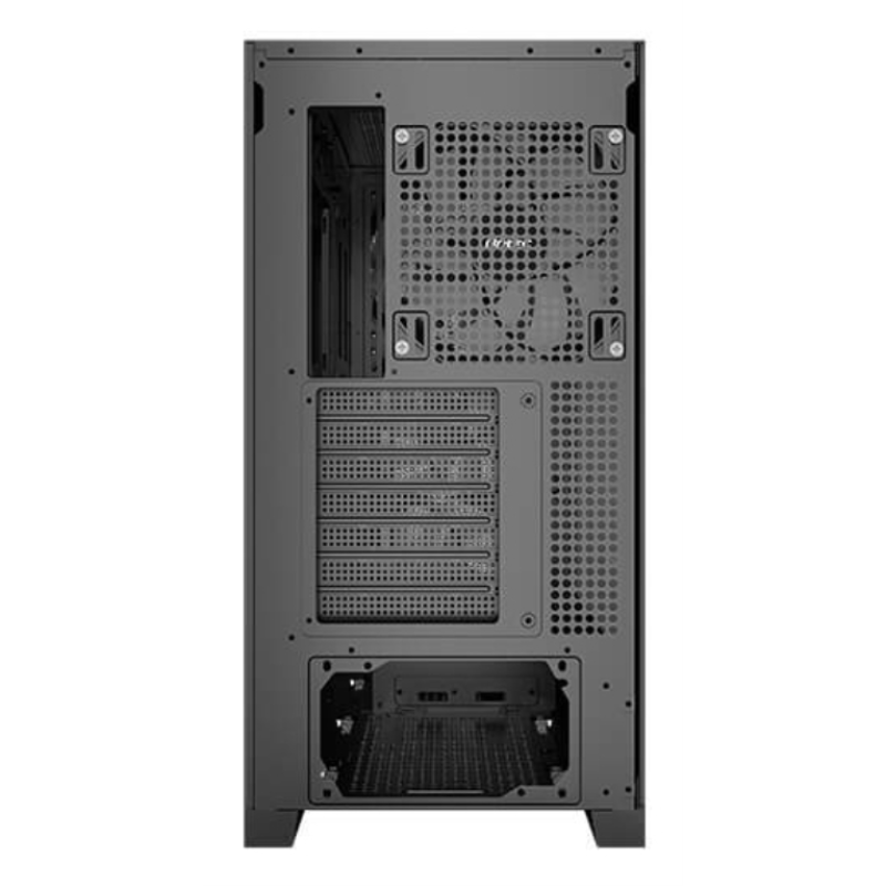 Caja ordenador gaming antec ax - 1000 atx argb cristal templado negra