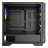 Caja ordenador gaming antec ax - 1000 atx argb cristal templado negra