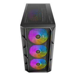 Caja ordenador gaming antec ax - 1000 atx argb cristal templado negra