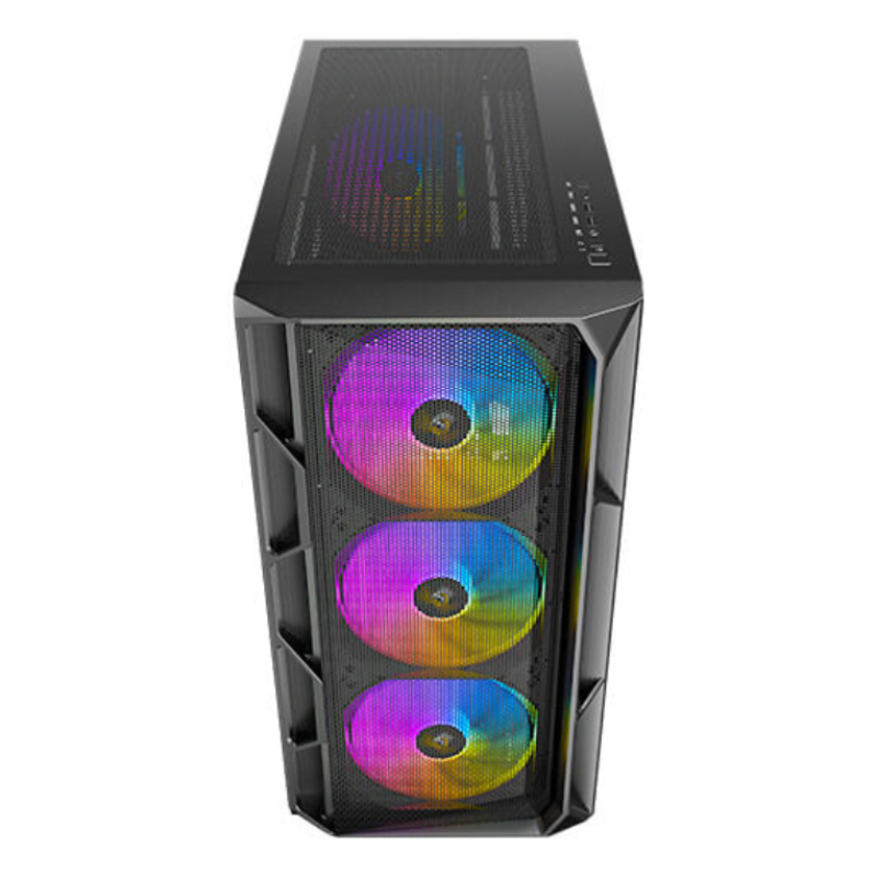 Caja ordenador gaming antec ax - 1000 atx argb cristal templado negra