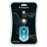 Raton verbatim go mini azul