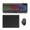 Teclado + raton mars gaming mcp124es rgb negro