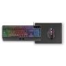 Teclado + raton mars gaming mcp124es rgb negro