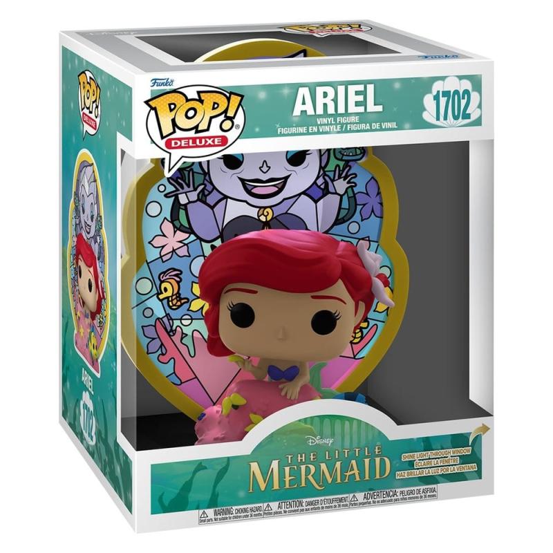 Funko pop deluxe little mermaid ariel (glass)