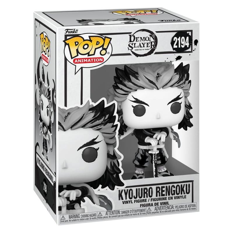 Funko pop animation demon slayer rengoku (sumi - ink)