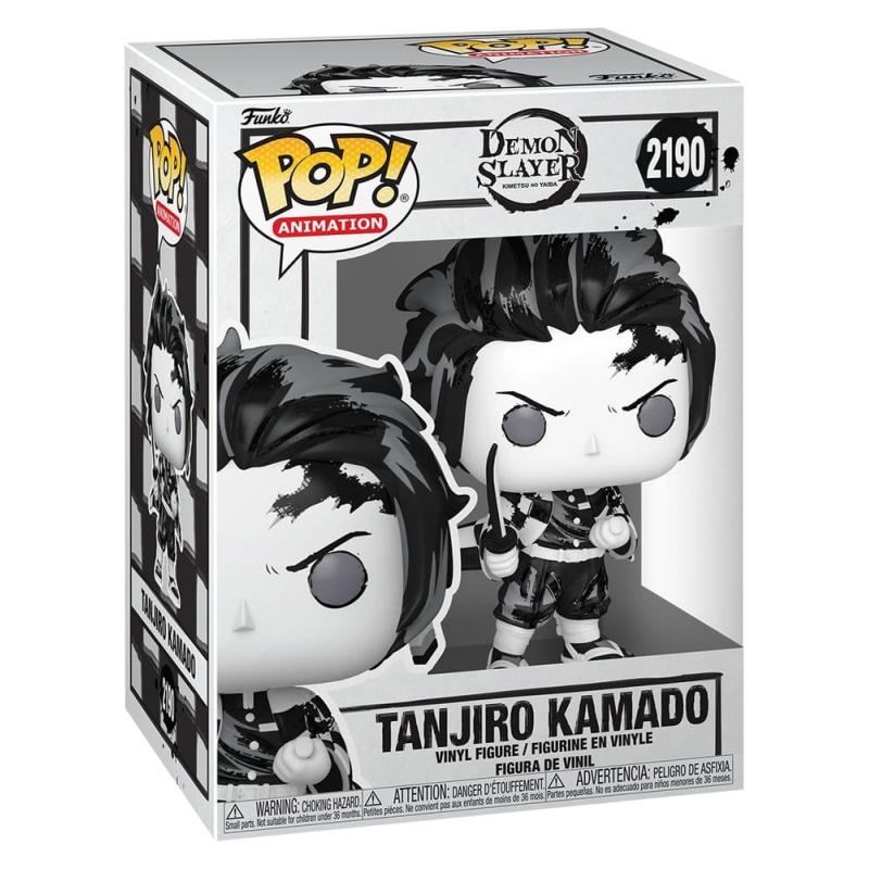 Funko pop animation demon slayer tanjiro (sumi - ink)