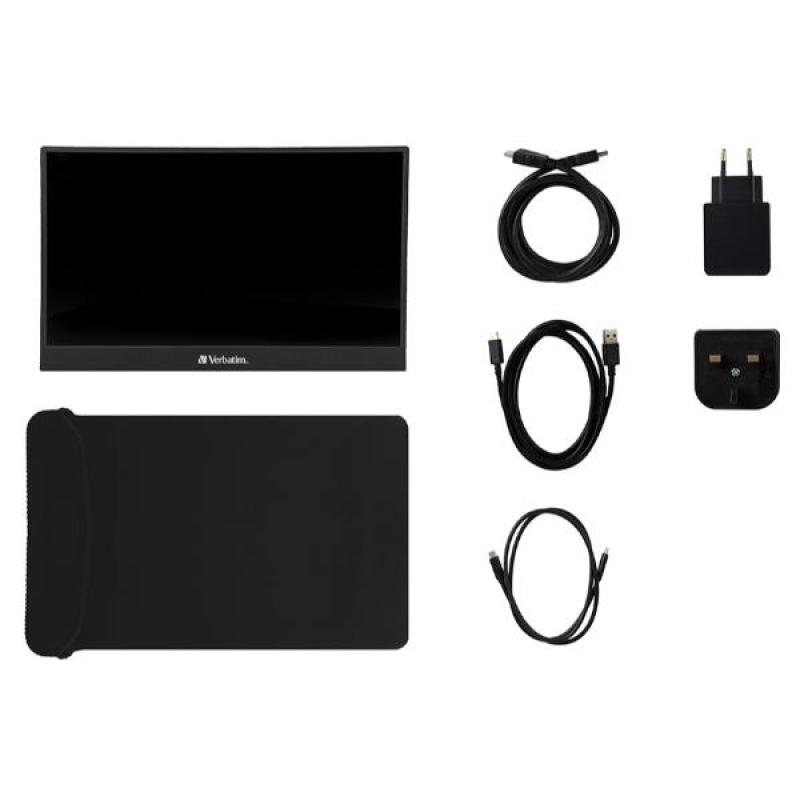 Monitor portatil vervatim 14 pulgadas fhd 30hz