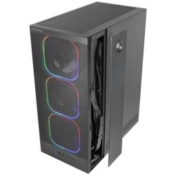 Caja ordenador mars gaming mcnebula atx argb cristal templado negro
