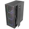 Caja ordenador mars gaming mcnebula atx argb cristal templado negro