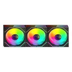 Ventilador caja mars gaming mf3dprokit argb 3x120mm negro + hub rf remote