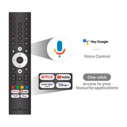 Tv smart tech 43 pulgadas qled 4k uhd 43qg02v2 google tv