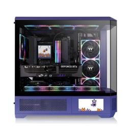Caja ordenador gaming thermaltake view 600 tg atx cristal templado purpura