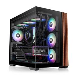 Caja ordenador gaming thermaltake view 380 usb cx1 atx argb cristal templado negra