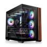 Caja ordenador gaming thermaltake view 380 usb cx1 atx argb cristal templado negra