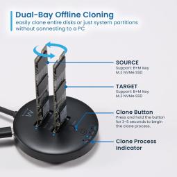 Duplicador clonador discos duros ewent ew7078