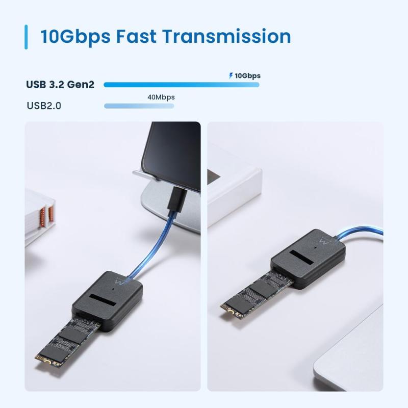 Docking station ewent para ssd m.2 usb tipo c