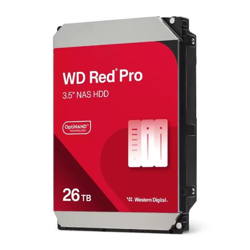 Disco duro interno hdd wd western digital red pro wd260kfgx 26tb 3.5 pulgadas sata