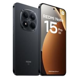 Movil xiaomi redmi note 15 pro 5g 8gb 256gb 6.8 pulgadas negro