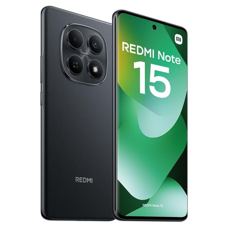Telefono movil smartphone xiaomi redmi note 15 - 6gb - 128gb - 6.77 pulgadas - negro