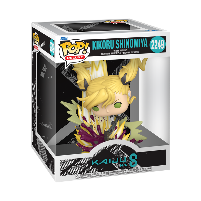 Funko pop deluxe kaiju no.8 kikoru shinomiya (falling thunder)