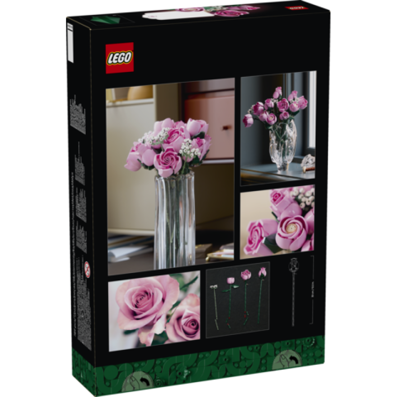 Lego botanicals ramo de rosas rosadas
