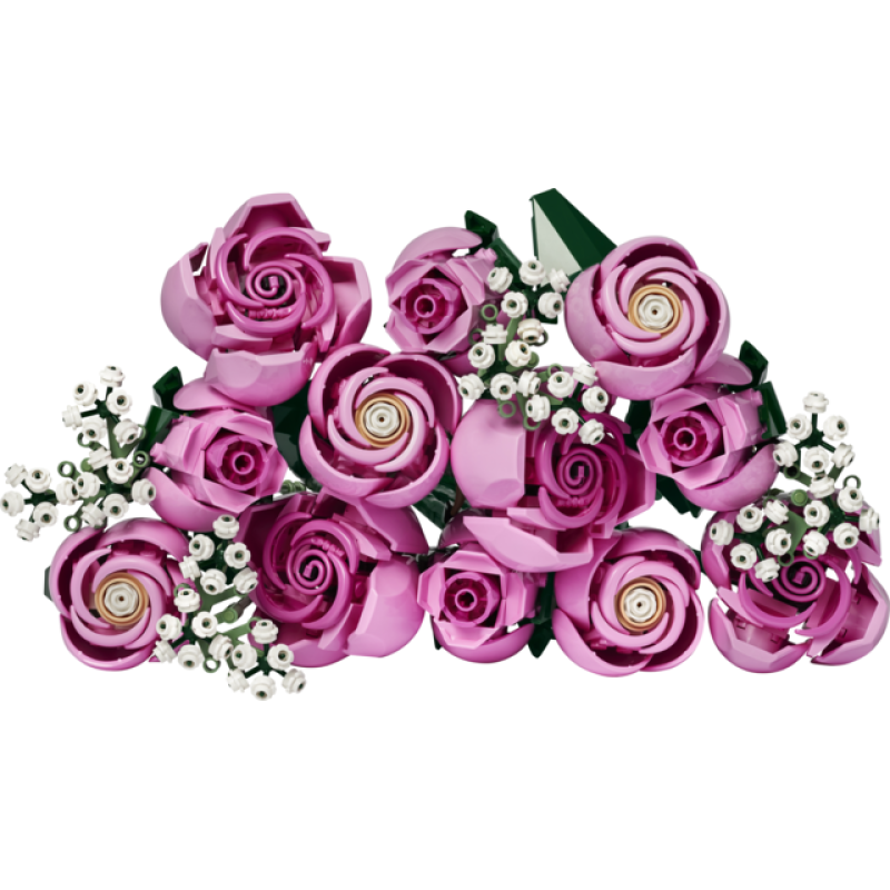 Lego botanicals ramo de rosas rosadas