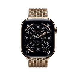 Smartwatch apple watch s11 gps + cellular 46mm gold titanium case gold milanese s - m