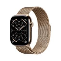 Smartwatch apple watch s11 gps + cellular 46mm gold titanium case gold milanese s - m