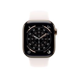 Smartwatch apple watch s11 gps + cellular 42mm gold titanium case light blush sport band s - m