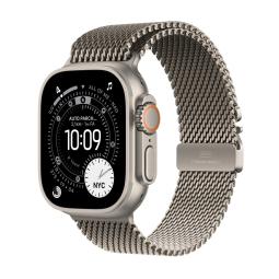 Smartwatch apple watch ultra 3 gps + cellular 49mm natural titanium case natural titanium milanese loop - s