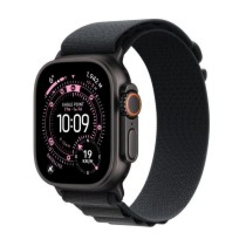 Smartwatch apple watch ultra 3 gps + cellular 49mm black titanium case black alpine loop - s