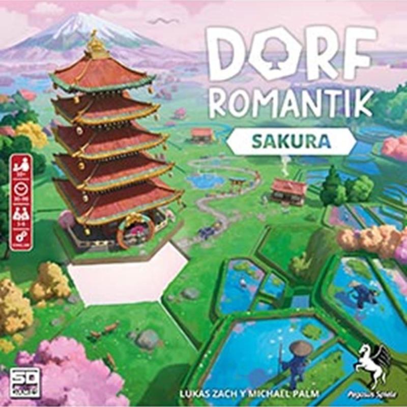 Juego de mesa dorfromantik sakura