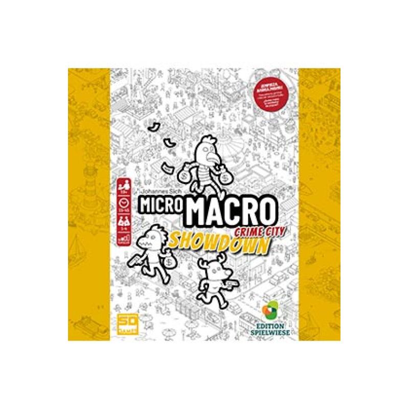 Juego de mesa micro macro. showdown