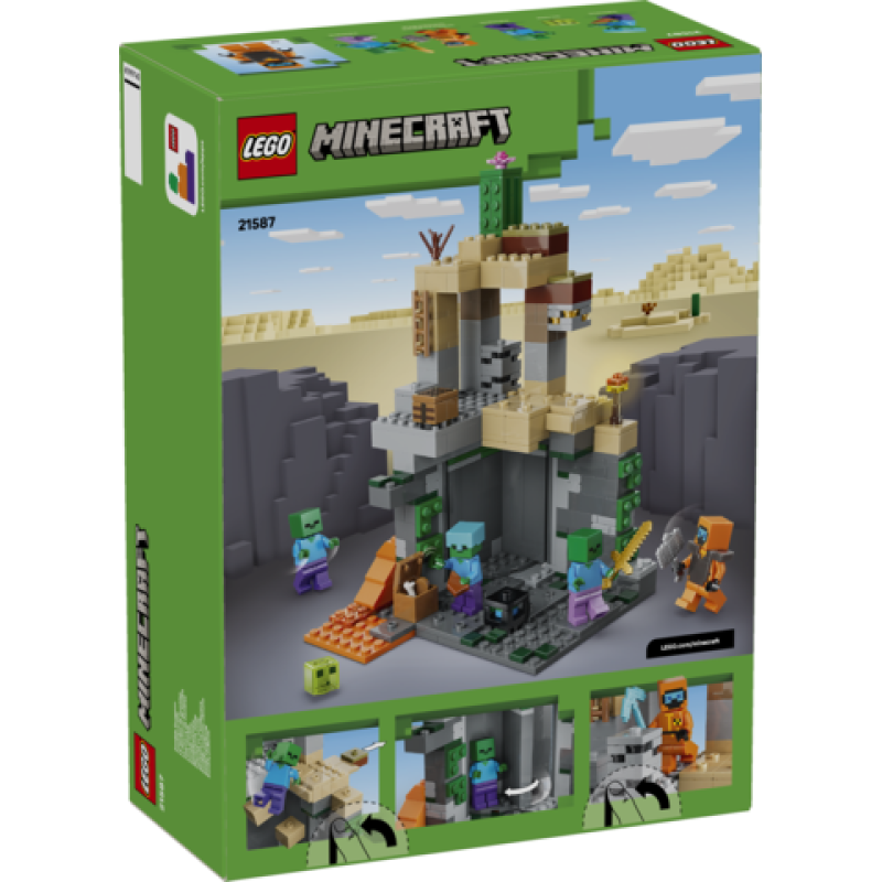 Lego minecraft la mazmorra de zombis