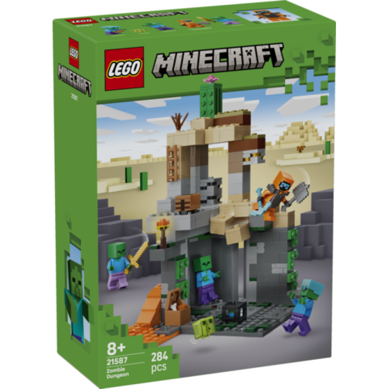 Lego minecraft la mazmorra de zombis