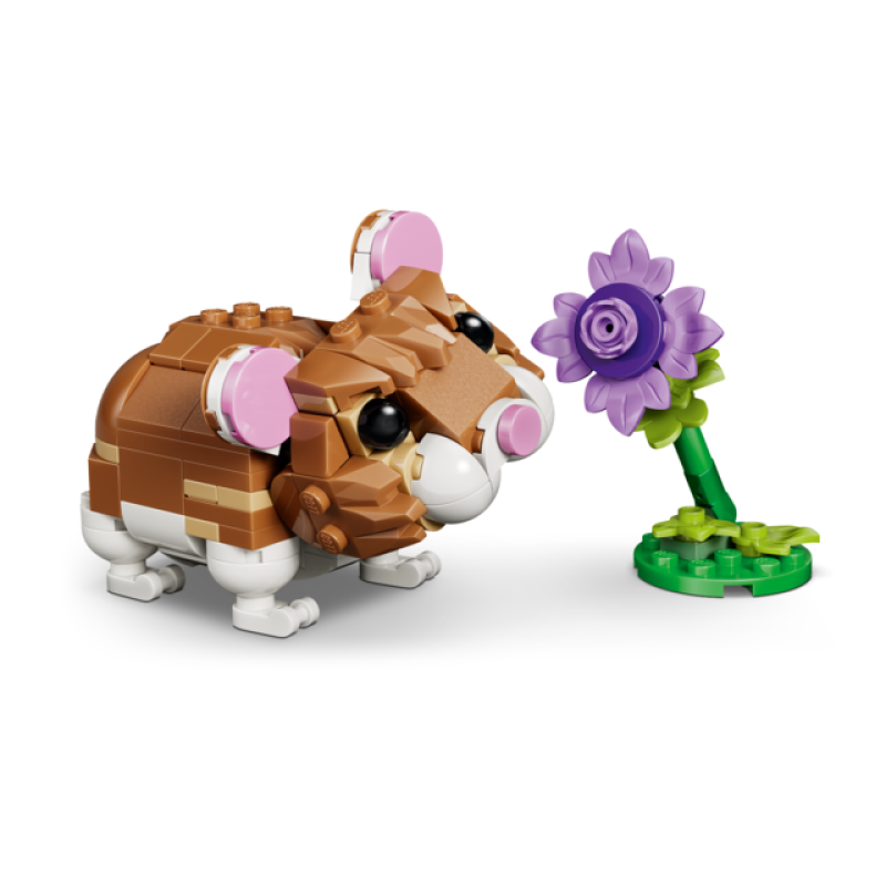Lego creator 3 animales de juguete en 1 lindo hamster