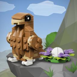 Lego creator 3 animales de juguete en 1 lindo hamster
