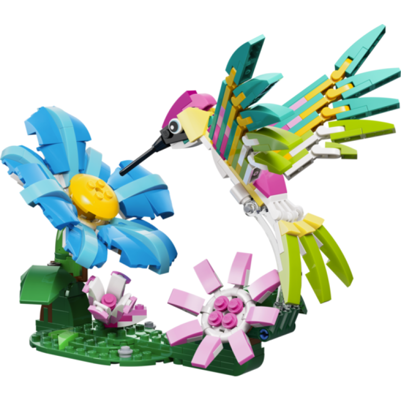 Lego creator 3 animales de juguete en 1 colibrí de colores