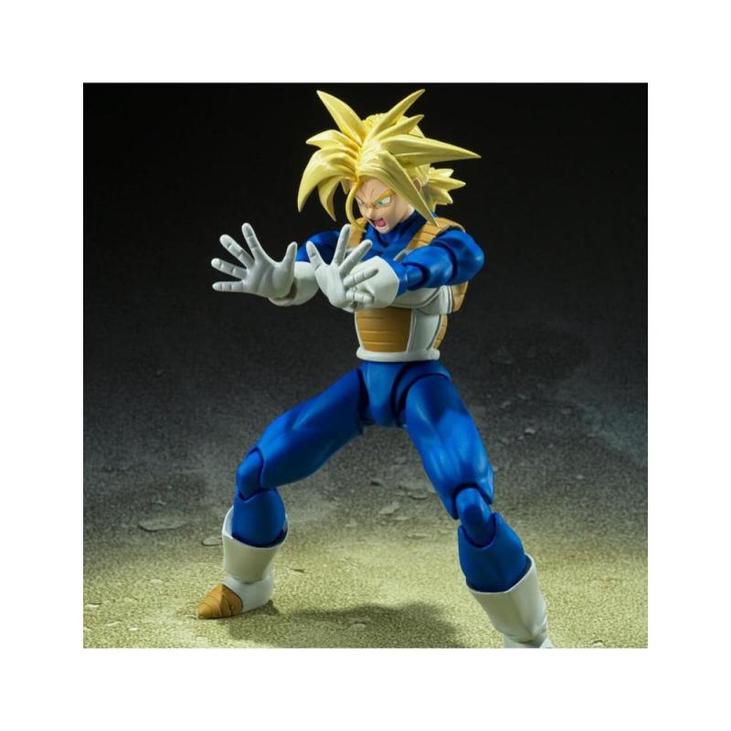 Figura tamashii nations dragon ball z s.h. figuarts super saiyan trunks - infinite latent super power -