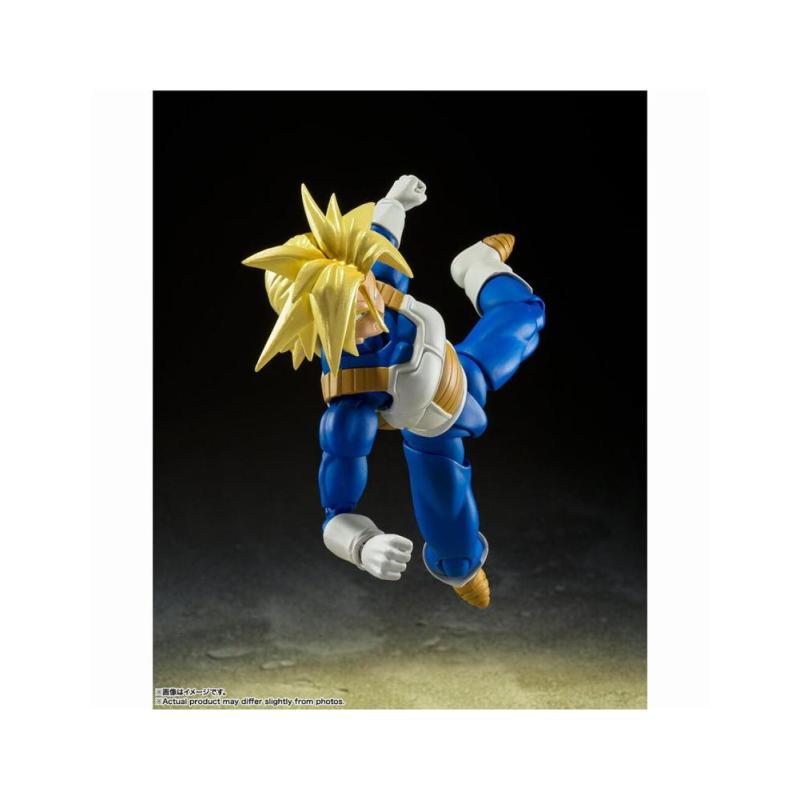 Figura tamashii nations dragon ball z s.h. figuarts super saiyan trunks - infinite latent super power -