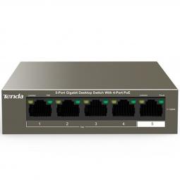 Switch 5 puertos (4 puertos poe) 10 - 100 - 1000 tenda - Imagen 1